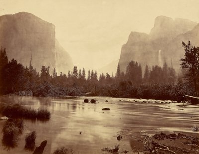 Valley of the Yosemite, from Rocky Ford by Eadweard Muybridge